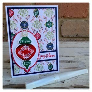 Read more about the article Mix and Match on Monday – Under the Mistletoe DSP meets Ornament Keepsakes