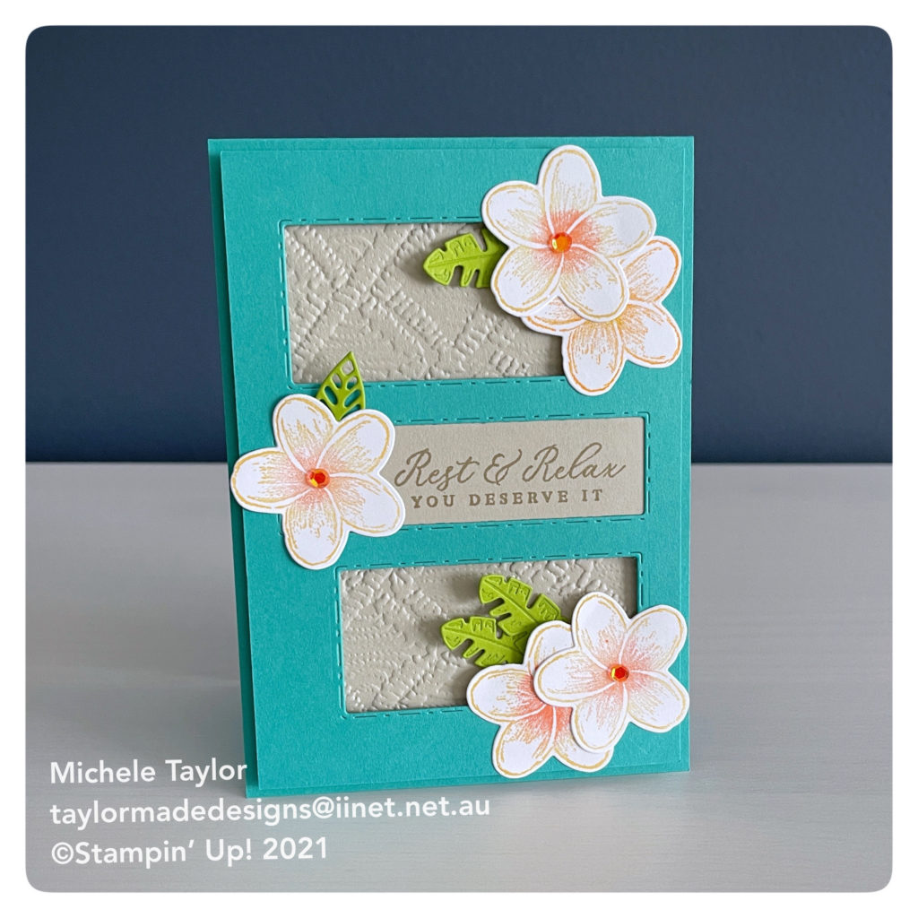 AWHT Colour Creations Blog Hop | Week 4 - Bermuda Bay - Taylor Made Designs